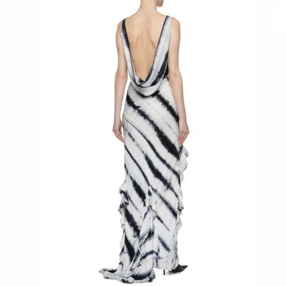 TRE BY NATALIE RATABESI CRYSTAL TIE-DYE MAXI DRESS - Picture 3 of 7